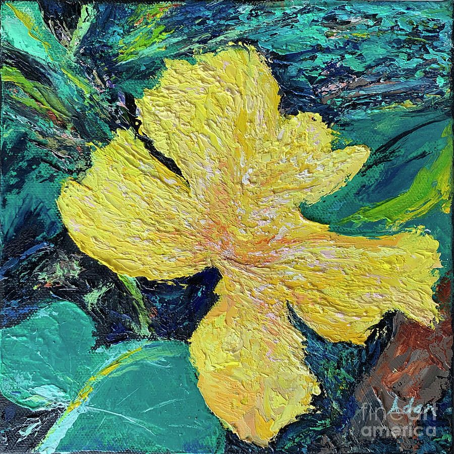 Dancing Flower 
Painting by Felipe Adan Lerma https://fineartamerica.com/featured/dancing-flower-felipe-adan-lerma.html

- new updated image, better represents the teals in this small piece 😊 

#paletteknifepaintng #abstractflorals