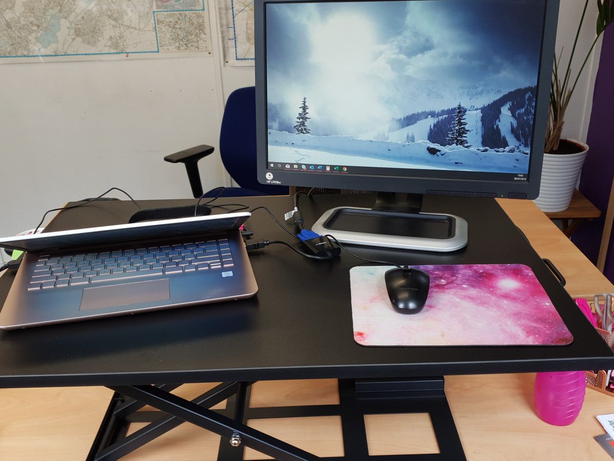 Loving our new standing desks  #healthyoffice #nomorebadbacks