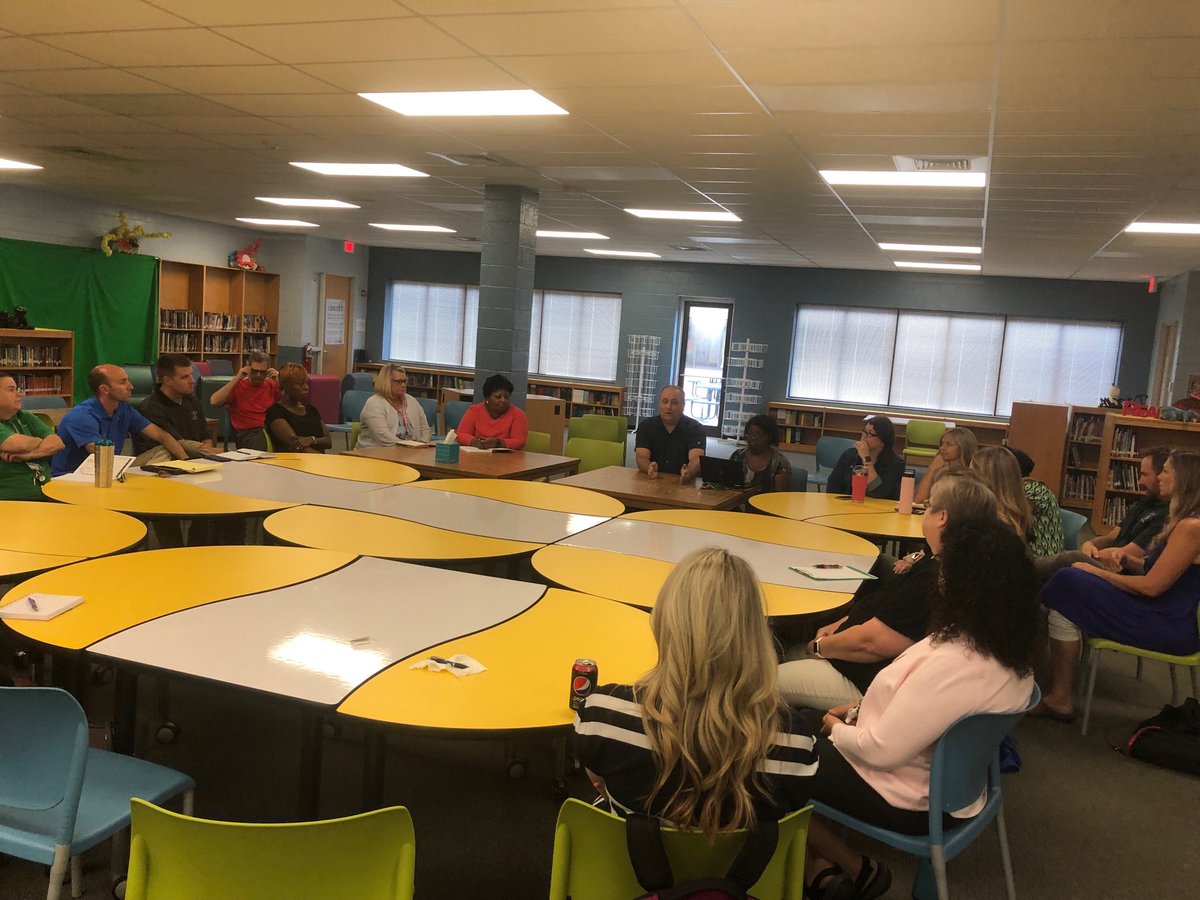 ⁦<a href="/kcstransport/">Transportation</a>⁩ and ⁦<a href="/KCS_NC/">Kannapolis City Schools</a>⁩ school teacher assistants and school principals meeting to discuss TA Bus Driver responsibilities.