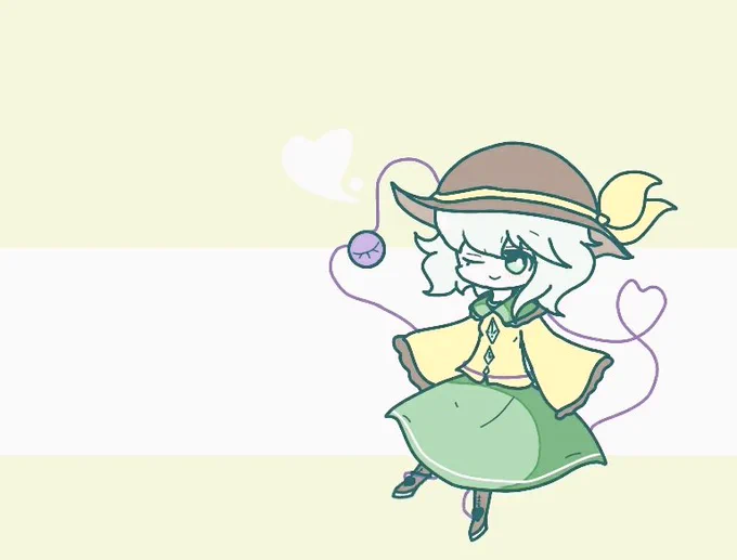 #深夜の真剣お絵描き60分一本勝負こいしちゃん～ 