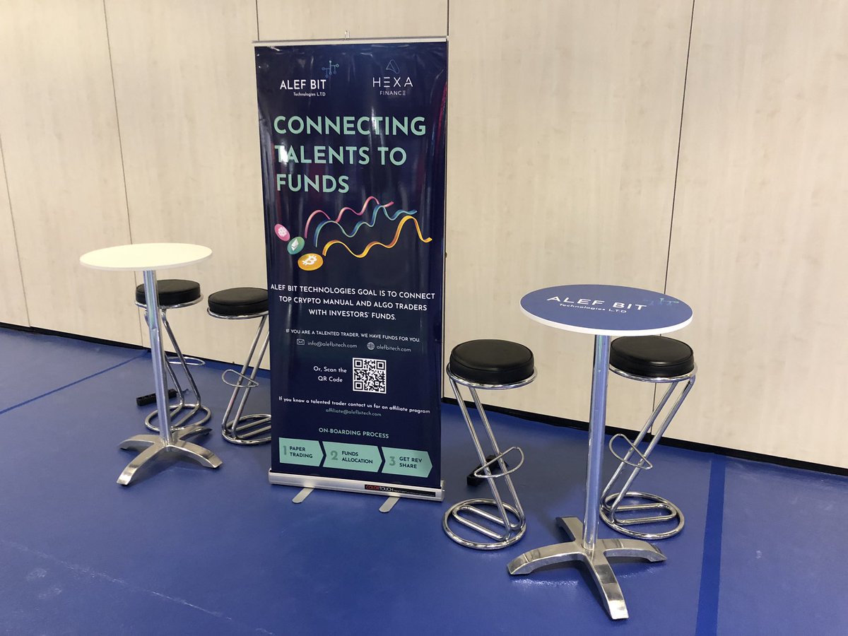 AlefbitT's tweet photo. See you all tomorrow at the Barcelona Trading Conference #btconf2019
Anyone who would like to join our successful trading program please stop by and visit us! https://t.co/Gz1rGJtuD6