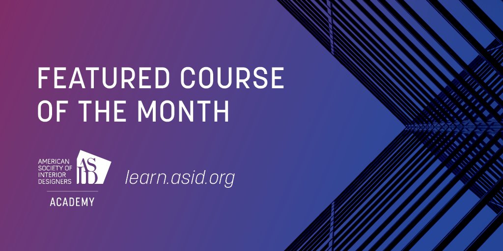 ASID's tweet photo. #BiophilicDesign is an essential tool in an interior designer's toolbox. Learn how biophilic elements support good health in the built environment and earn .2 CEUs with July's ASID Academy featured course. https://t.co/ok5vxxbjkg #onlinelearning #continuingeducation #ASIDAcademy https://t.co/UkpyXINuiP