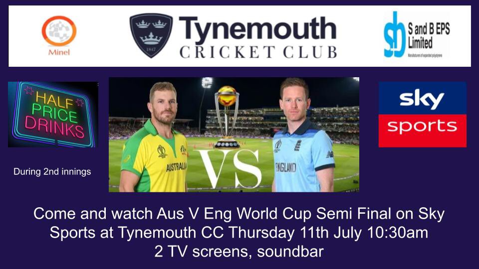 C’mon England!!!! Watch us slay the Aussies at Bar 1847 on Thurs... #WorldCup2019