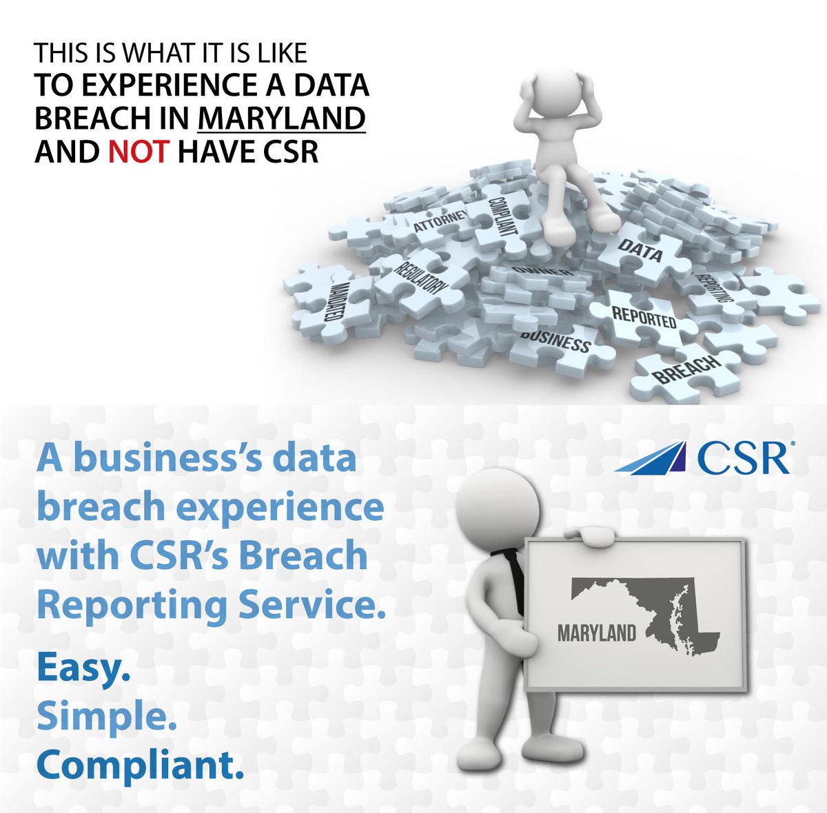 Business Owners, did you know in the State of Maryland, breach reporting must be made to the Office of the Attorney General, prior to consumer notification.
For additional information 👉csrps.com/privacy-regula…
CSR's Data Breach Reporting Service (video) 👉 youtube.com/embed/EJxiAwah…