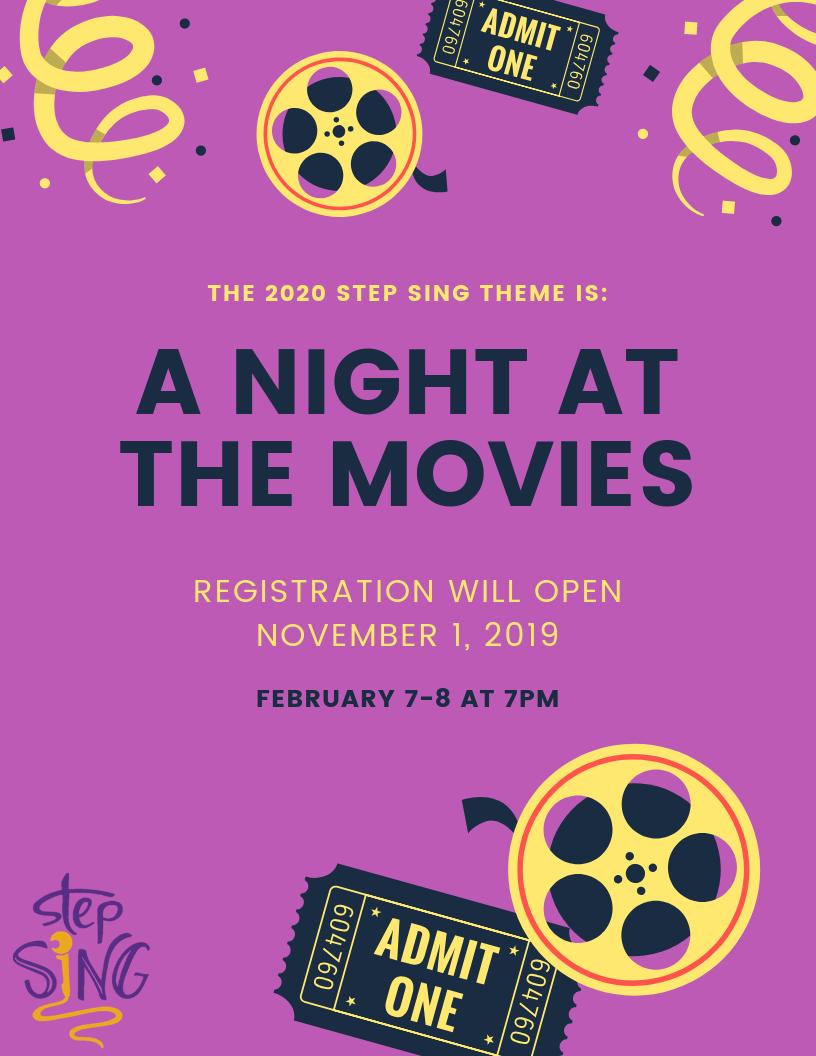 #213 days away from Step Sing, but we are so excited!