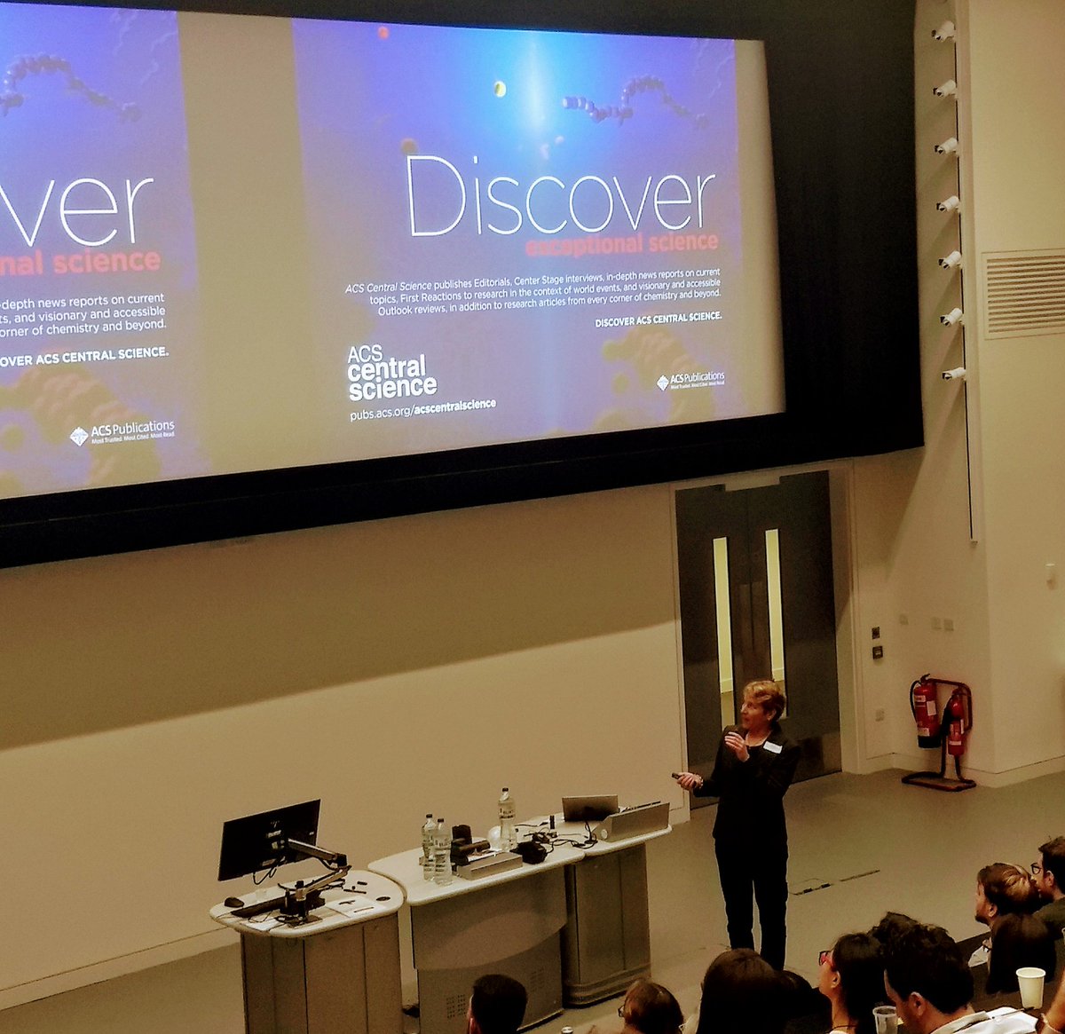 Very pleased to listen Carolyn Bertozzi today at London Chemical Biology Symposium!