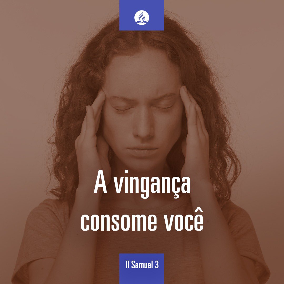 prertonkohler's tweet image. #2Sm3| Vingar-se de alguém, destruindo física, moral ou emocionalmente não resolve problemas, apenas piora a situação e aumenta seu sentimento de culpa. Deixe Deus resolver as situações que lhe atormentam. Possivelmente o maior problema é você mesmo. #rpSp #PrimeiroDeus