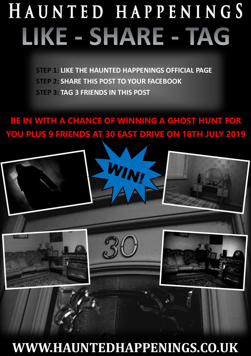 HauntedHapp's tweet image. COMPETITION TIME!!

HEAD TO OUR FACEBOOK PAGE @hauntedhappeningsuk