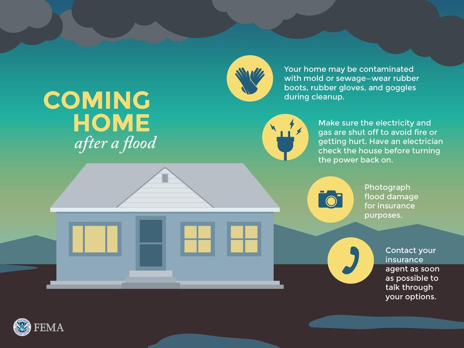Top 5⃣Things to Do #AfterAFlood
🥽wear rubber boots, gloves &amp; goggles for cleanup
🔧Make sure utilities are shut off
👩‍🔧Have an electrician check before turning the power back on
📸Document flood damage for insurance purposes.
🗣️Contact your insurance agent ASAP