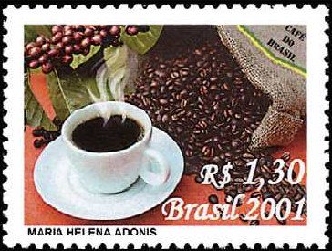 CoffeeandCause's tweet photo. #coffeefact  : Brazil produced a postal stamp that smelled like coffee in December  of 2001. It was designed to promote their coffee and the smell is  supposed to last for up to 5 years. #coffee #coffeelover #dumpstarbucks https://t.co/QTUKRRaZVq