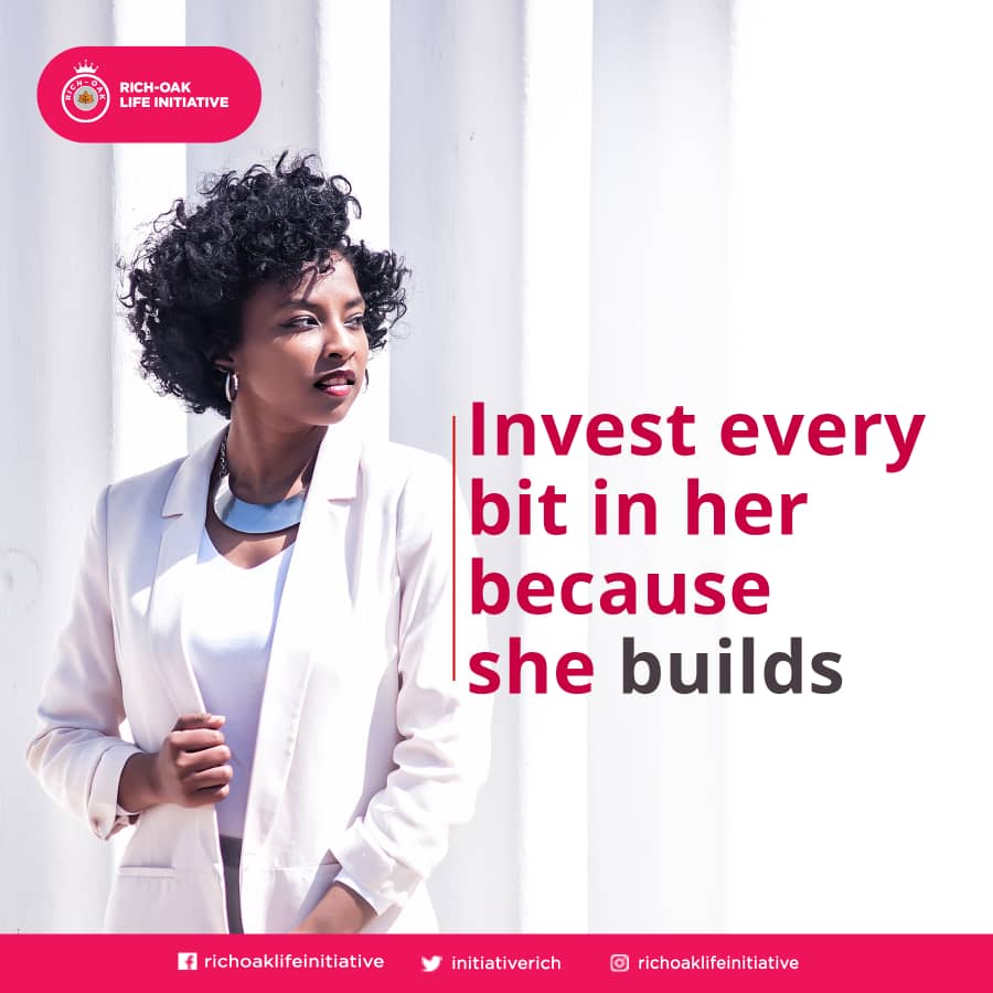 InitiativeRich's tweet photo. One of the advantages of Investing financially in the  woman is her ability to build a strong financial covering for her family. 

#RichOakLifeInitiative 
#tuesdaythoughts 
#tuesdaywisdom https://t.co/oCZsLUr8Qz