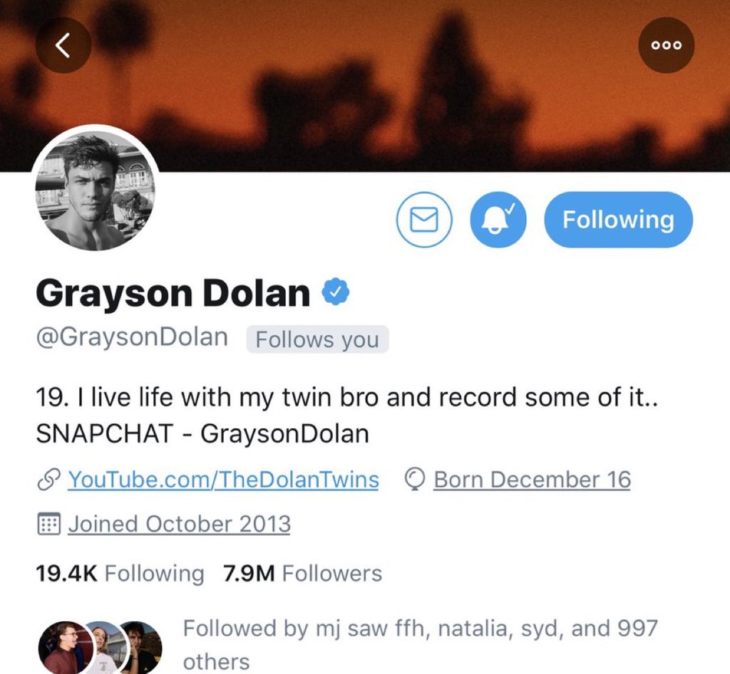 TheMoistDolan's tweet photo. #2 
who need @GraysonDolan follow? I’ll send him your @

- follow me (I’ll check it)
- rt this 
- comment your @ 

note: HE FOLLOWS ME ON @kidnapdolan NOT THIS ACC! but im not active on that soooo im doing this on here. will be sending out the @s on my old acc. https://t.co/PJFpkM3pl1