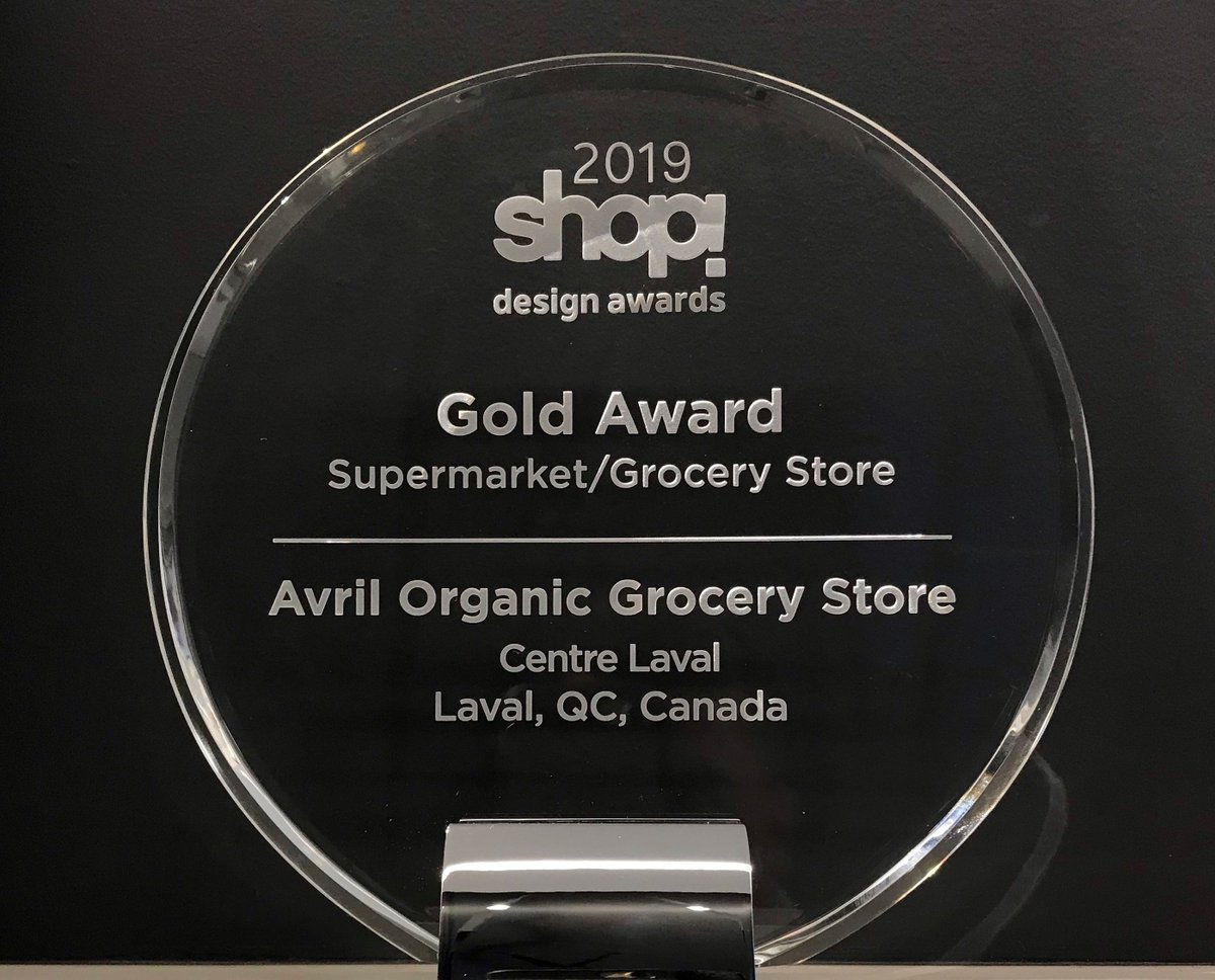 Avril Organic Supermarket’s design by Ædifica has seduced the jury of the Shop! Design Awards 2019 in Chicago by winning the Gold Award in the “Supermarket/Grocery Store”. A third honor this year for the project that confirms our expertise to deliver memorable brand experiences.