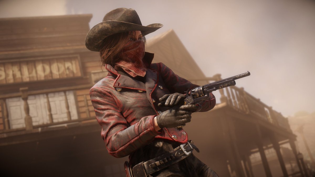 RockstarGames's tweet photo. Earn an Explorer Care Package when you complete a total of 10 Daily Challenges before July 16th

Full of helpful items that will fuel your adventures across the Old West

Also, new clothing items added this week including the red Durham Coat

Details: https://t.co/v4T4NpLTiD https://t.co/QASuL5ofmj
