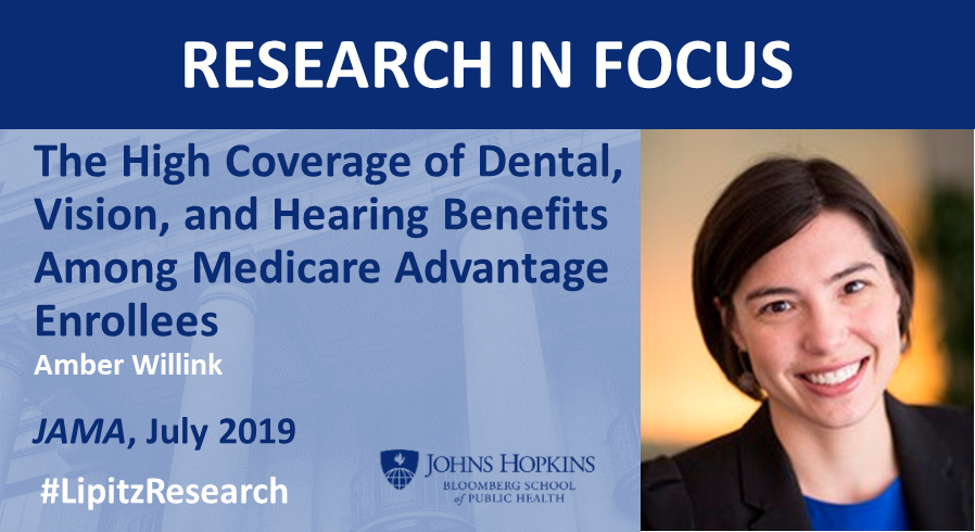 New paper by @awillin2 in @INQ_Health uses the 2016 Medicare Current Beneficiary Survey linked to #MedicareAdvantage plan benefit data to examine enrollment levels in plans that cover #dental, #vision, and/or #hearing services. #LipitzResearch Read more: journals.sagepub.com/doi/full/10.11…