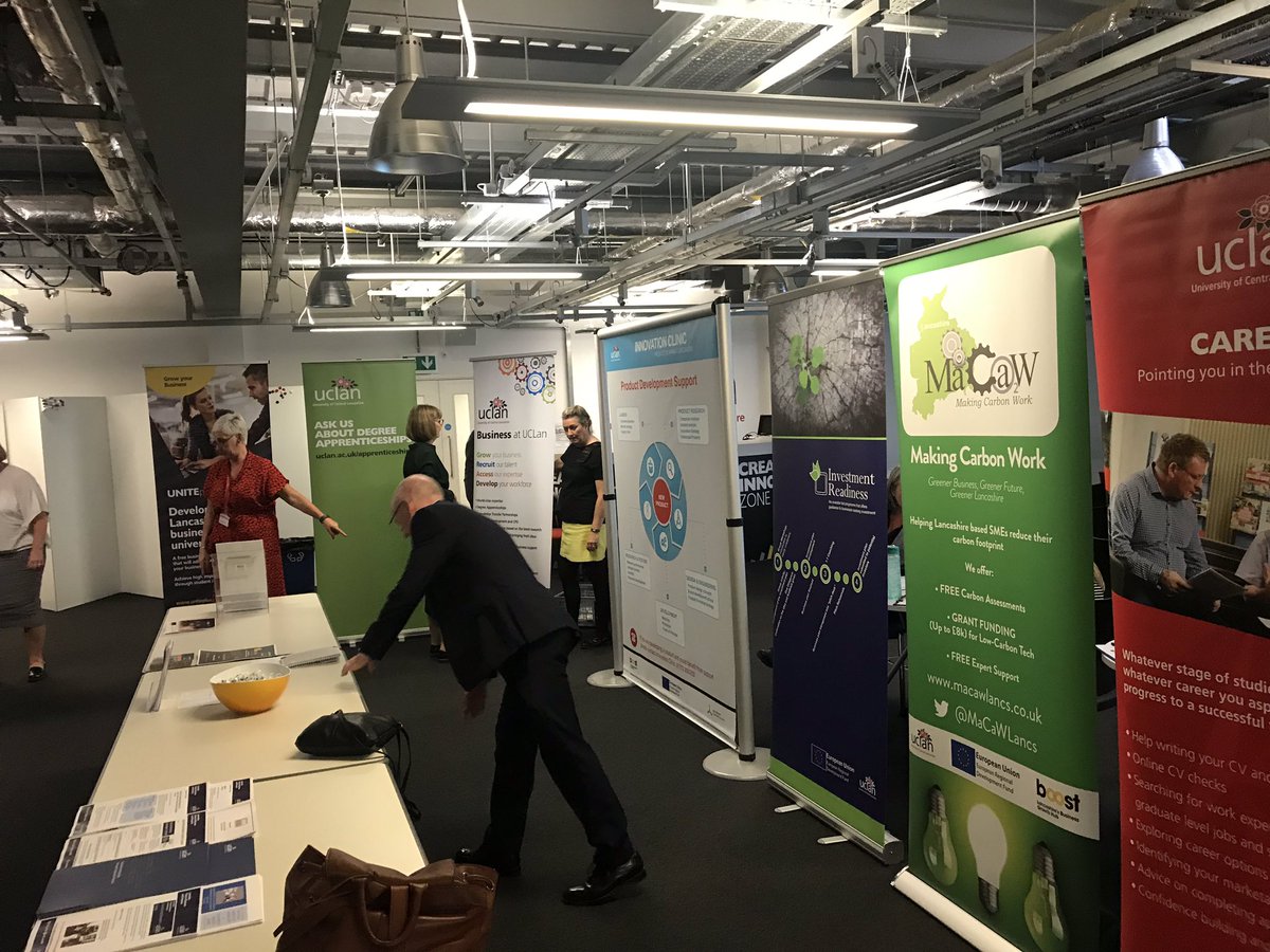 CwM2050's tweet photo. Looking forward to presenting at the Innovation and Enterprise Showcase event here at UCLan tonight. Come along for a free consultation #propellernetwork https://t.co/yXi8t1ePUs