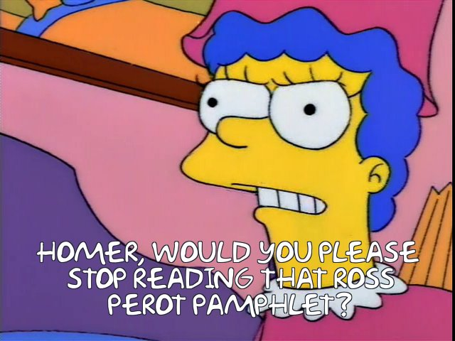 Ireland Simpsons Fans On Twitter Rip Ross Perot One Of 90 S