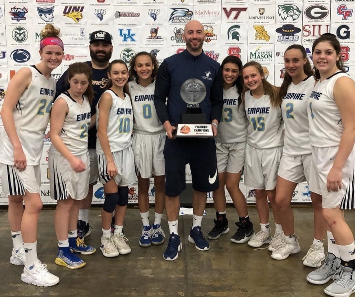 CONGRATULATIONS TO THE EMPIRE STATE BLUE FLAMES WHOSE 8th AND 10th GRADE WON THEIR RESPECTIVE BRACKET CHAMPIONSHIPS! #WERNYSGIRLSBASKETBALL #NYSUPPORTNY