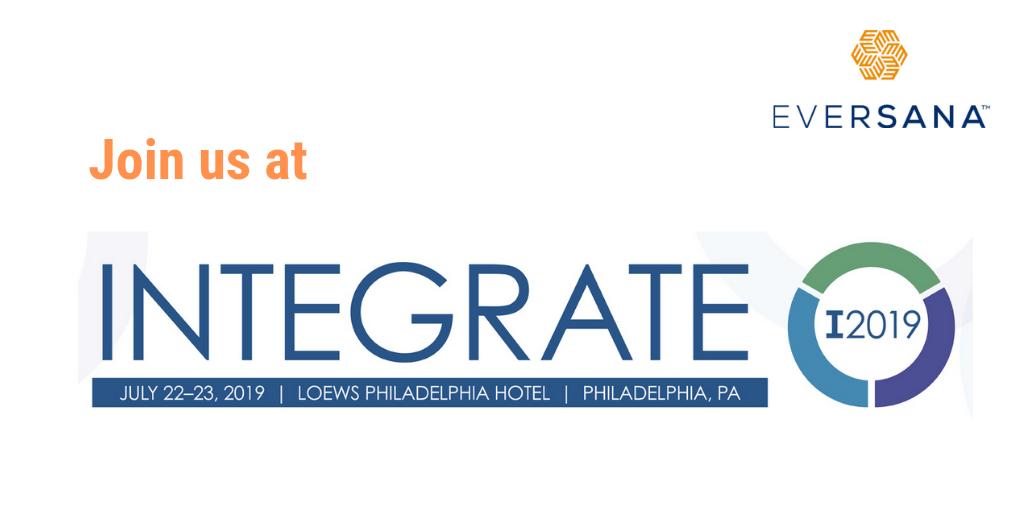 EVERSANAcompany's tweet photo. Looking forward to connecting with industry peers @WorldCongress #Integrate19. Join Tom Doyle on July 22 as he presents “Aligning HUB Services and Channel Strategies to Streamline Access.” Visit us at our booth! #HUBDesign https://t.co/9pEvQYuZFZ