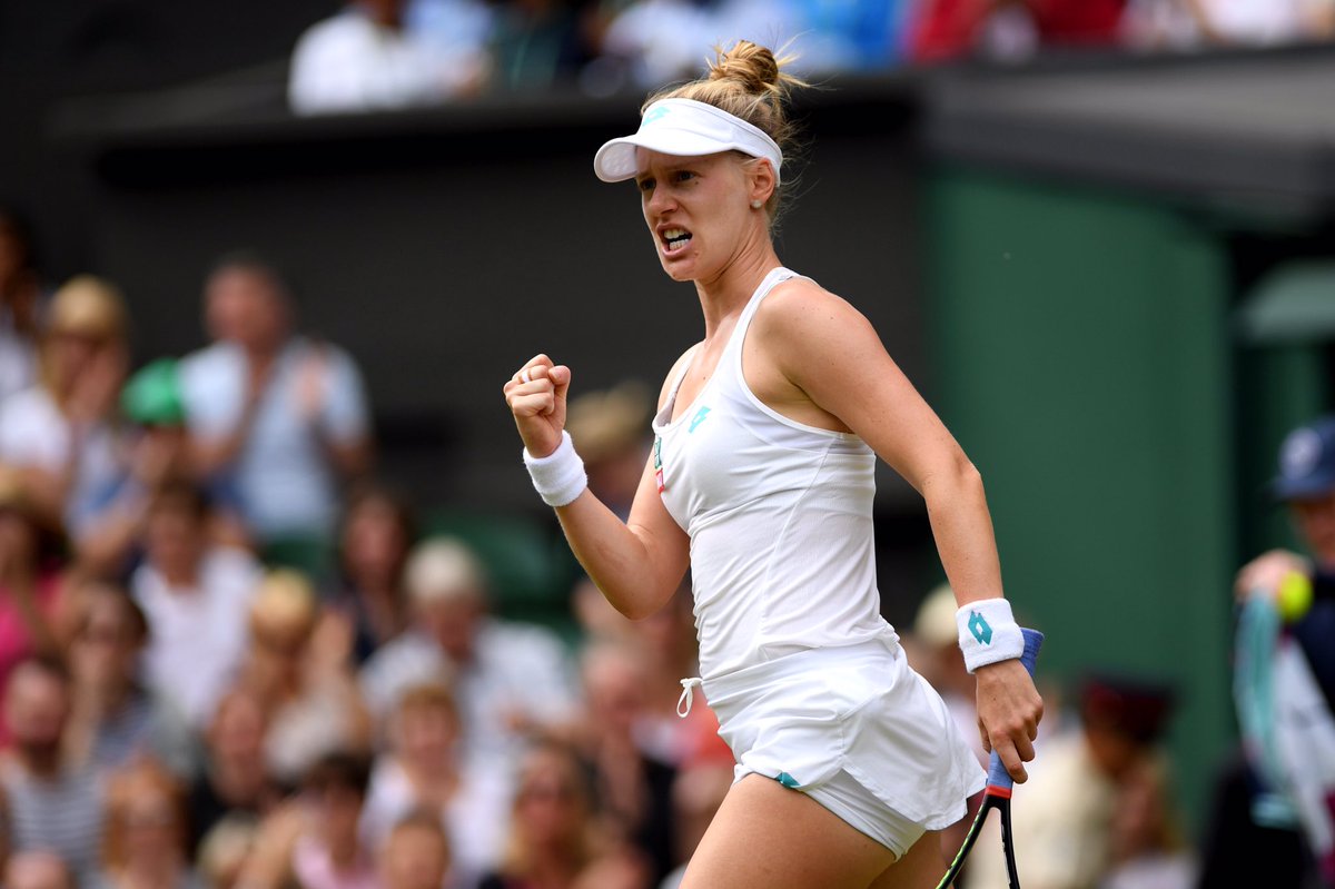 usta's tweet photo. So much to be proud of 💪

Thank you @Riske4rewards for showing us a ton of fighting spirit on the 🌱...

#TeamUSATennis #Wimbledon https://t.co/cg1kKPicDs