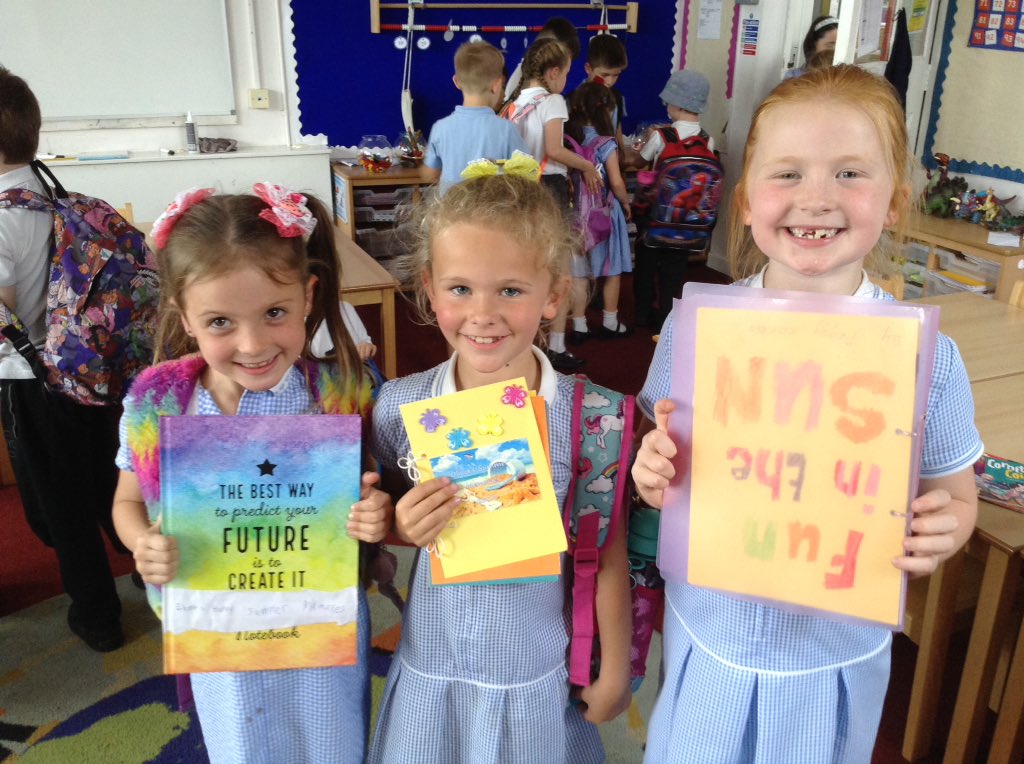 MrsJewittTwyn's tweet photo. We enjoyed sharing our homework about our favourite Summer memories. https://t.co/oUFibA4DdE