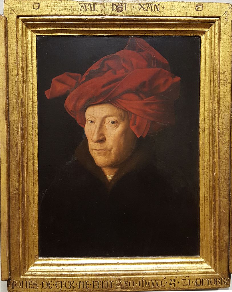 Died (alas!) on this day in 1441, the incomparable Jan van Eyck. Here by himself in 1433. Inscribed ‘als ich kan’ or as well as I can, which was perfection.