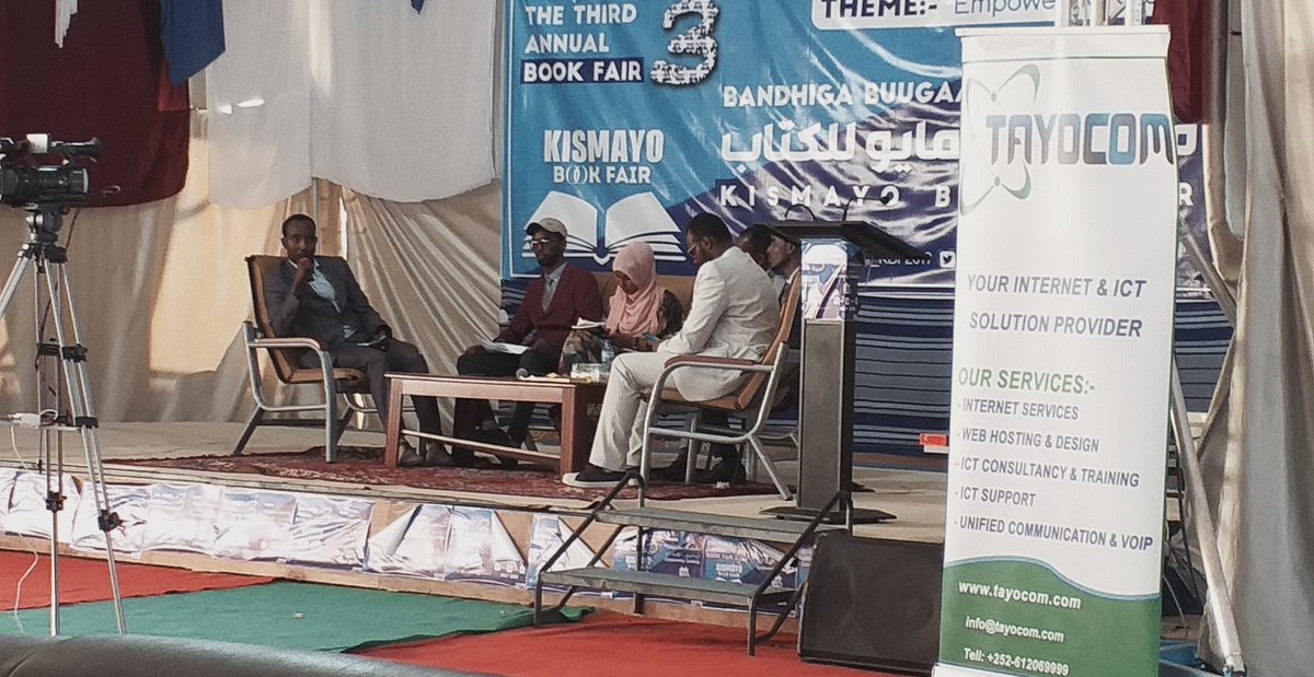 sahro's tweet photo. Very proud of this panel! Amazing speakers and agents of social change in #Somalia. #Day3 #KBF2019
@IfiyeCenter 
@BashiirSuuley @madashahaldoor @BaraarugBooks https://t.co/x0RczCx5Fe