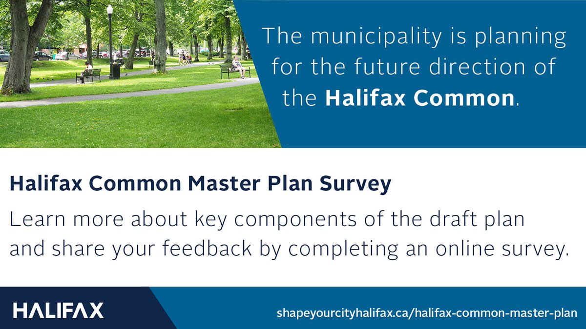 hfxgov's tweet image. Join us tomorrow (July 10) at the Oval from 5 - 7 p.m. for a pop-up open house. Learn more about the Halifax Common Master Plan and share your feedback with us. Find all the details at shapeyourcityhalifax.ca/halifax-common…