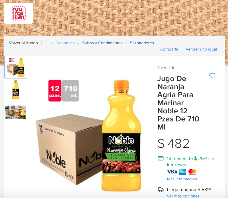 JugosNoble's tweet photo. #CosasQueMeEmocionan Tener nuestro Jugo de Naranja Agria en @Mercadolibre @HechoEn_Yucatan 

#HechoEnYucatán #PrefiereLoTuyo #NaranjaAgria #TodosSomosNoble https://t.co/SUIGsVUdkt
