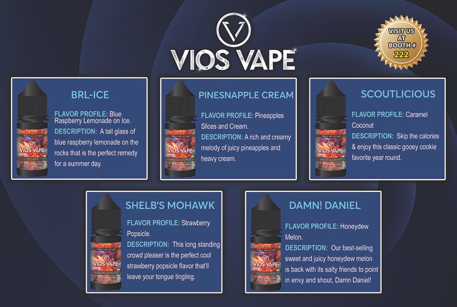 ___VIOS___'s tweet image. Come check our booth out in Miami Florida for the big industry show! Aug 22&amp;amp;23-2019!! booth # 222  @BIGIndustryShow