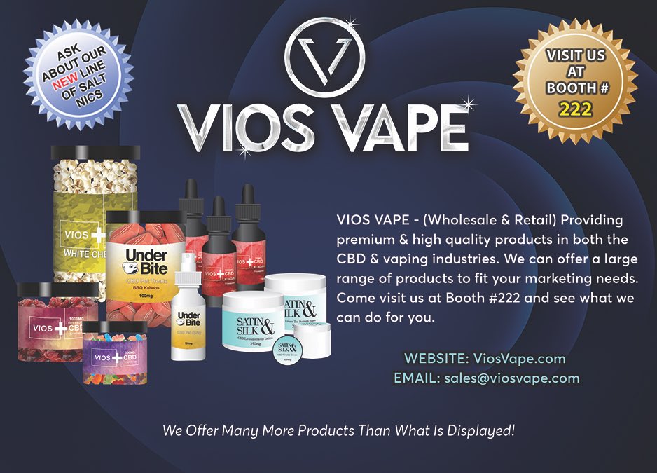 ___VIOS___'s tweet image. Come check our booth out in Miami Florida for the big industry show! Aug 22&amp;amp;23-2019!! booth # 222  @BIGIndustryShow