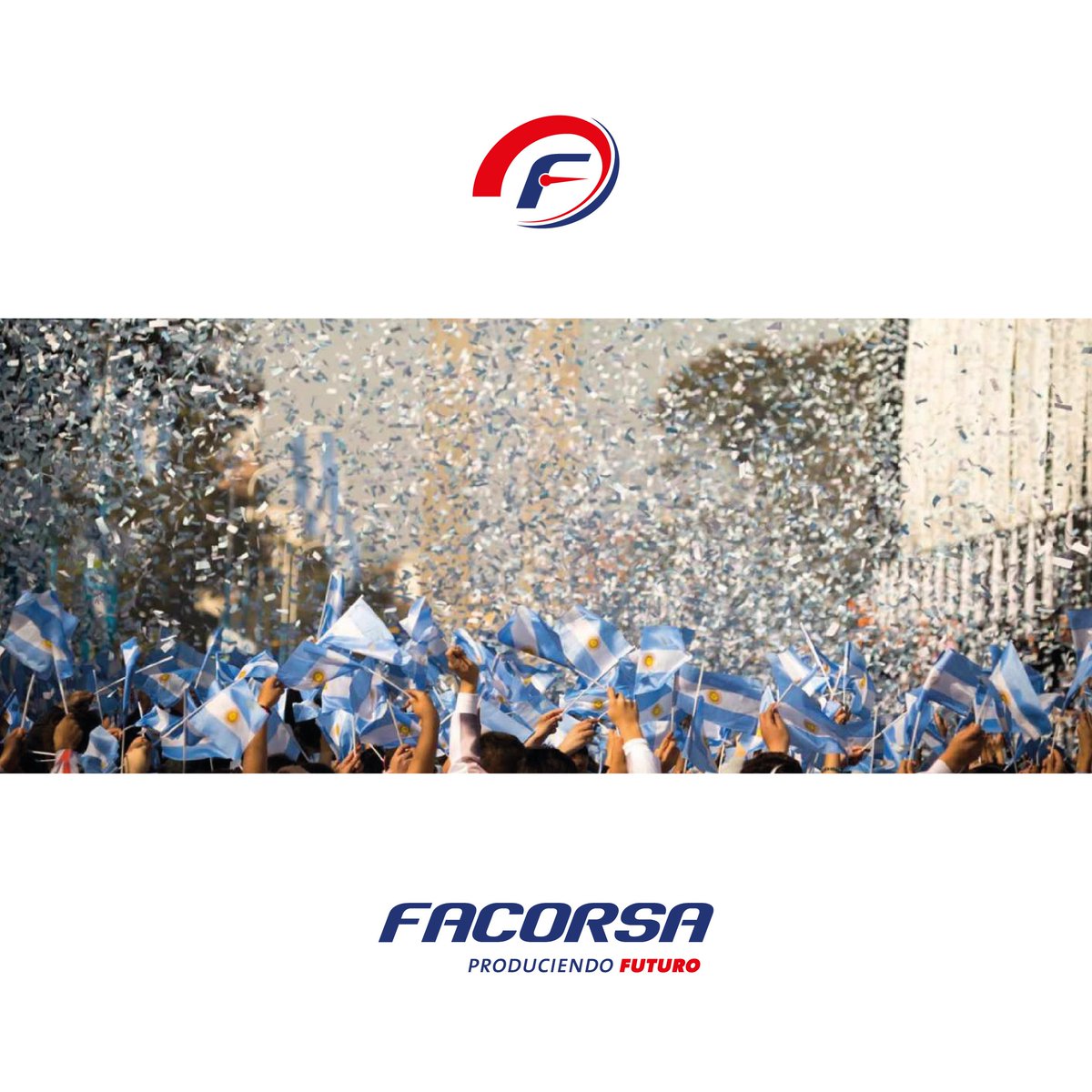 9 de Julio. ❤️🇦🇷 Celebramos con orgullo un nuevo aniversario de la declaración de libertad de nuestra querida República Argentina.
 ¡Feliz día de la Independencia! 🇦🇷❤️👏🏼
 #facorsa #produciendofuturo #diadelaindependencia #argentina🇦🇷