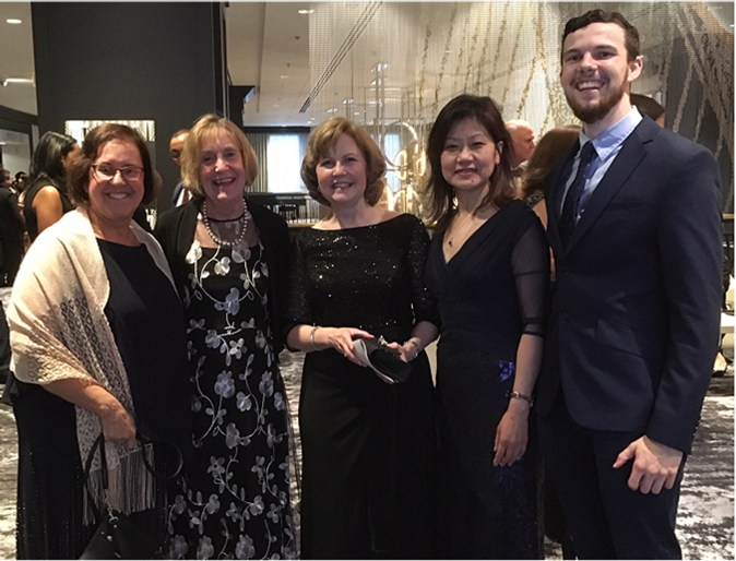 MGHHeartHealth's tweet photo. Another great snap from the American Society of Echocardiography (ASE) awards last month! Jane Marshall, RDCS, FASE, (center) is technical director for the #MGH Echo Lab &amp; received the Sonographer Lifetime Achievement Award. Congratulations once again! https://t.co/L9js6Xue79