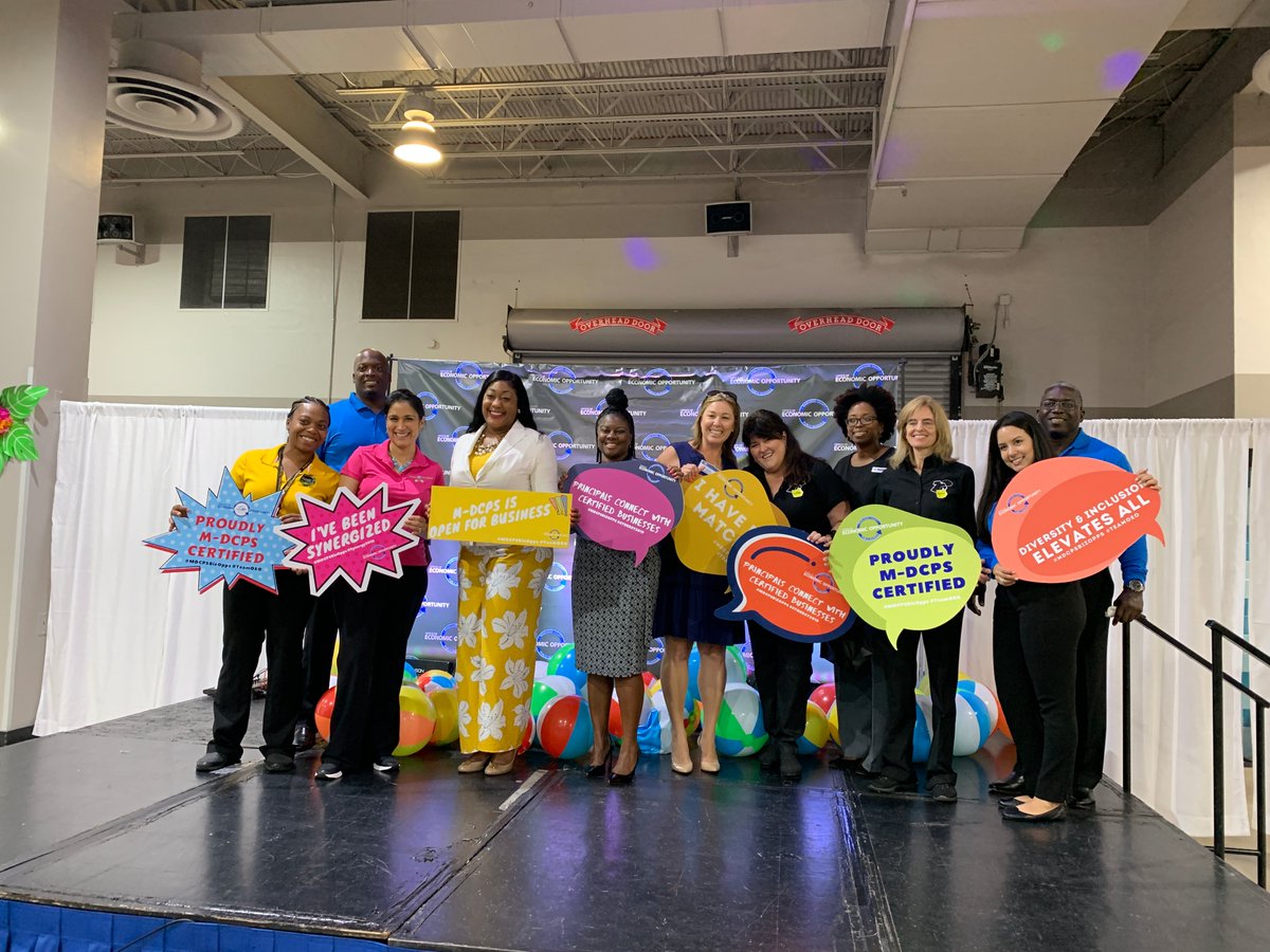 cpebamiami's tweet photo. We are more than thankful for the M-DCPS certified vendors and M-DCPS principals who attended Waves of New Opportunities for Effective Operational & Business Practices. We hope you enjoyed the experience.
#MDCPSBizOpps #TeamOEO #Synergy2019 #MDCPSLeads #MDCPSSynergy https://t.co/vOtq2yCLQP