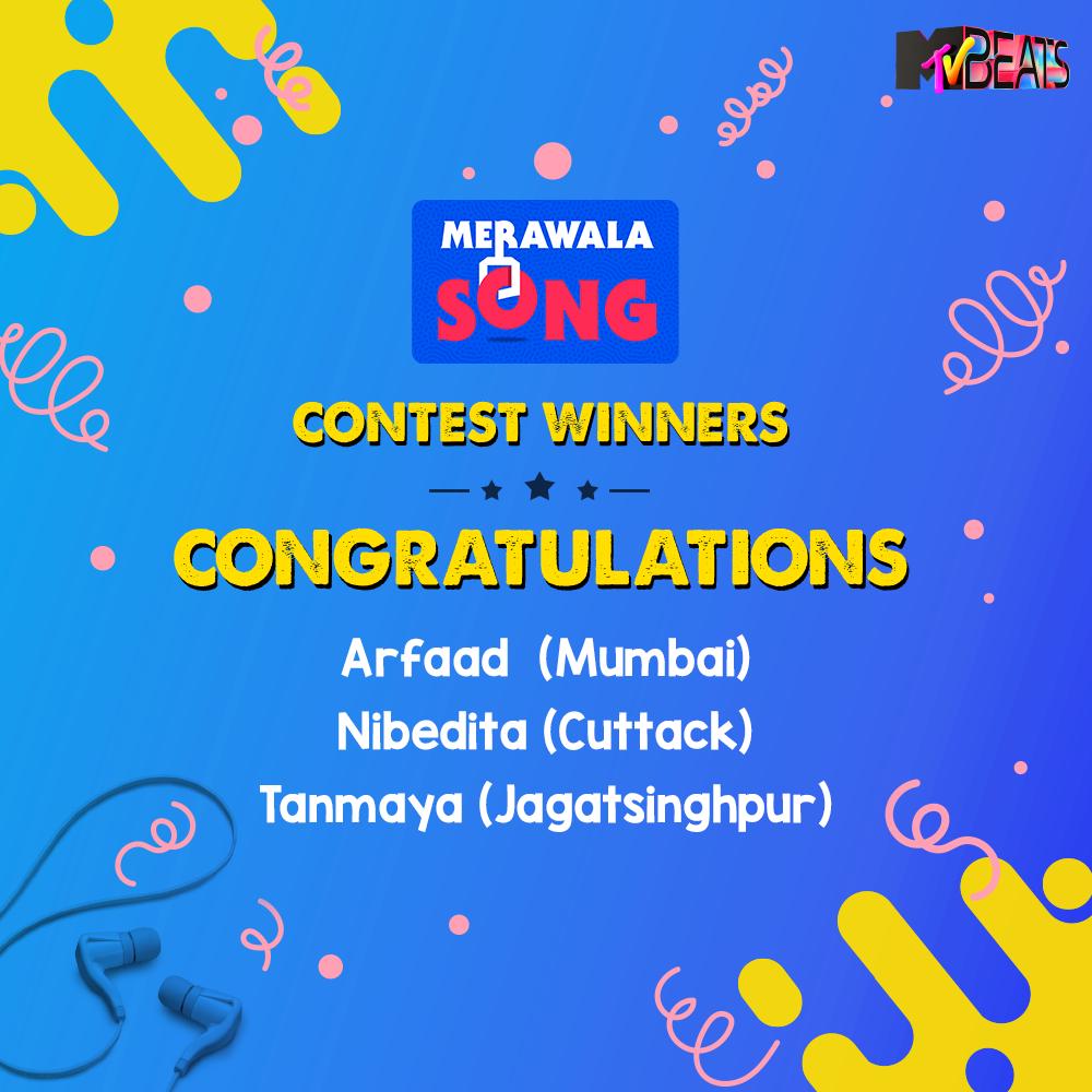 MTVBeats's tweet photo. Woh sikander hi doston kehlata hai, jo #MeraWalaSong request kar ke jeet jaata hai! Keep requesting your favourite songs on #MTVBeats to win prizes!
Tune in every day at 9AM and 5PM.
#BloodMeinHaiBeat #Music #Songs #MusicLove #SongRequest #Contest #Winner #Results https://t.co/beR8riKvh1