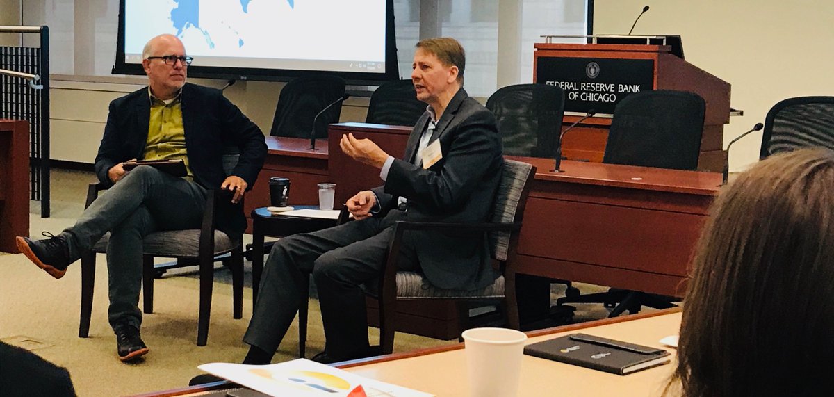 CFEfund's tweet photo. Proud to join founding Director of the CFPB @RichCordray and #citygov leaders from across the country at the @ChicagoFed today for the @CFEfund's National Convening on Local Consumer Financial Protection! #LocalConsumerFinancialProtection https://t.co/WhJMhp1tzQ