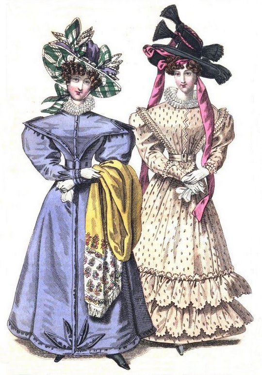 18thCand19thC's tweet photo. Gigot or Leg of Mutton Sleeves of the 1800s: These sleeves were first seen in the sixteenth century. They became fashionable again in the late 1820s and early 1830s and popular... https://t.co/2dhA6dJhCM #gigot #legofmutton #19thcentury https://t.co/CCXu4hrmks