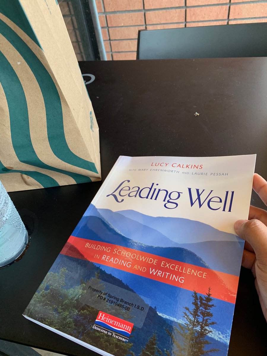 RDLC_Educator's tweet photo. Wrapping up some summer reading #BHELearns ⁦@TCRWP⁩ https://t.co/uZjZjhIdku
