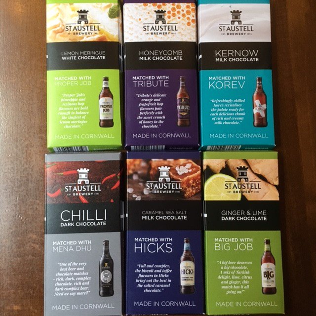 Come in and try our new St Austell Chocolate! 😋😄😀🍫#staustellbrewery #theglobe #topsham #chocolate #staustellfamilygroup