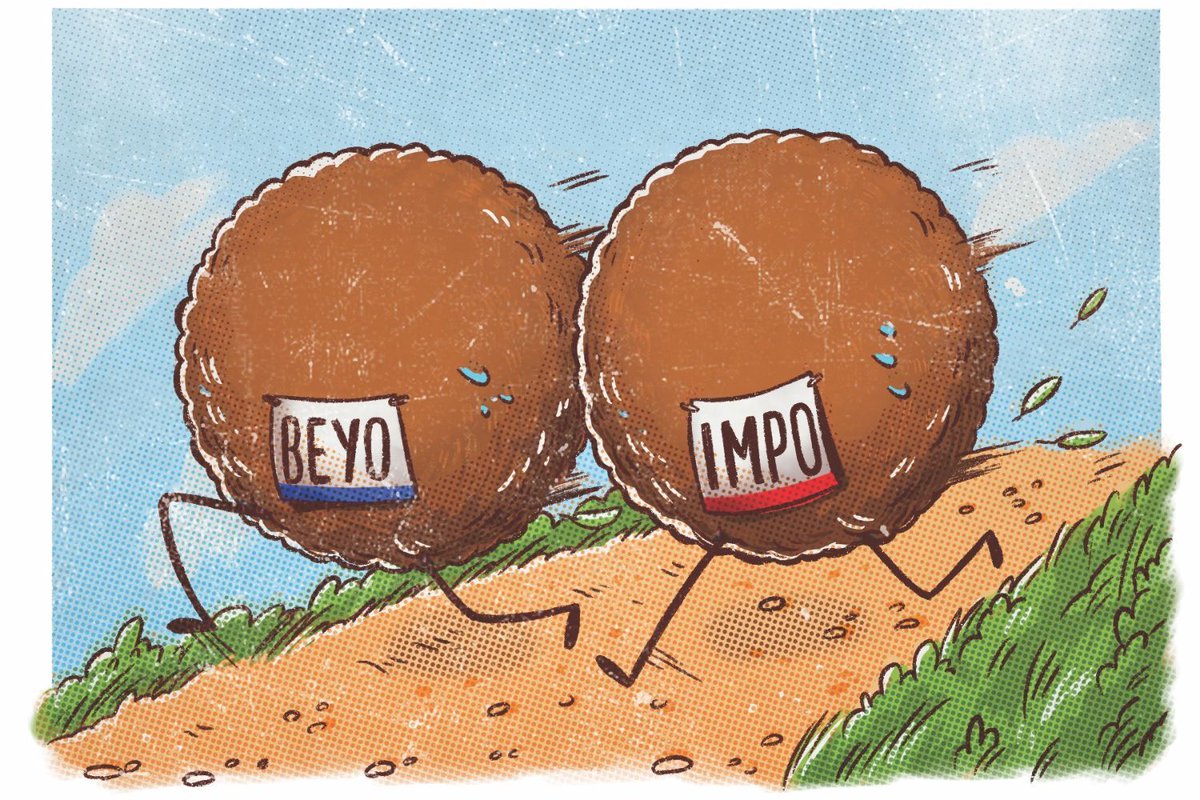 LAmag's tweet image. In the race for alt-meat hegemony, which plant-based protein comes out ahead: @BeyondMeat or @ImpossibleFoods? buff.ly/2Jooyk7