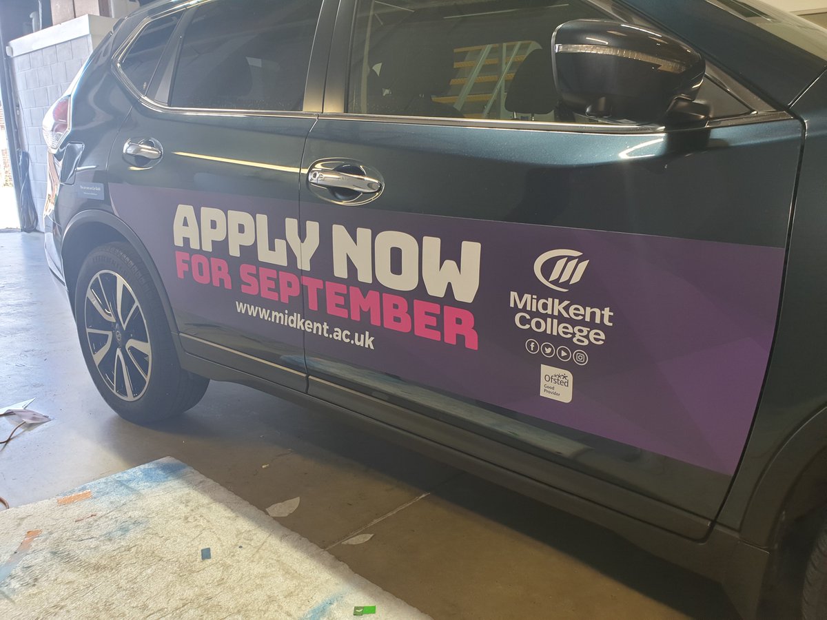 CarQuids's tweet image. Mid Kent College wrapped and ready to go for their 3rd year in a row!