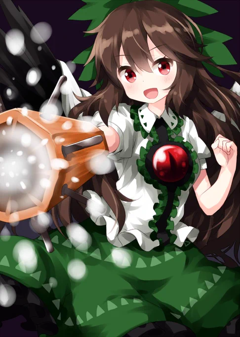 #深夜の真剣お絵描き60分一本勝負 霊烏路空 
