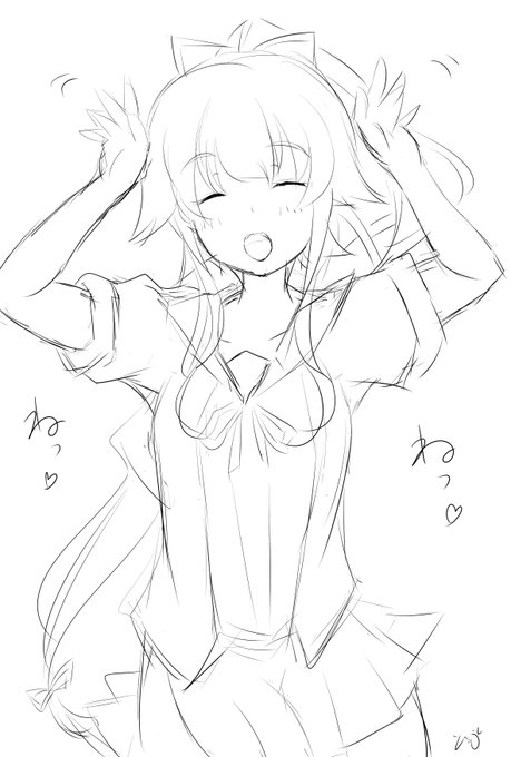 眠いけどラフだけきっとく(›'ω`‹ )ゆらぁ… 