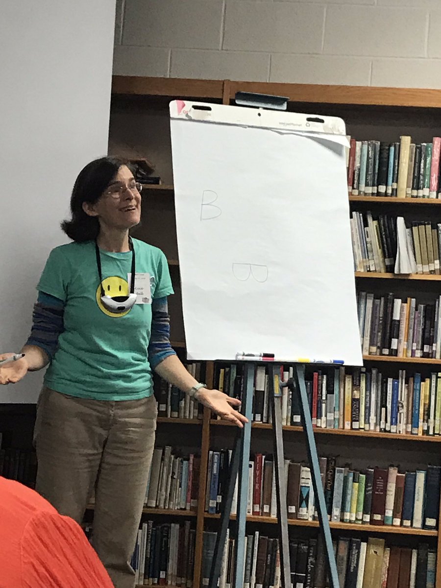 mrskwas's tweet image. During the first #nerdcampmi session on day 2, @CeceBellBooks inspired us to doodle with letter forms and I got to draw next to @Jarrett_Lerner! Moments like this are why these two days are magical!