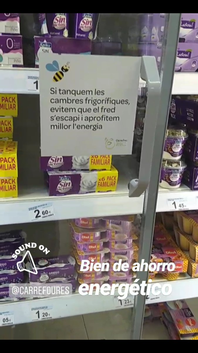 chechionfire's tweet photo. El día 1 de julio (lunes) decidí expresar el hecho de que faltaba una puerta en las neveras de @CarrefourES de gavá.
#Carrefour 
#malgastoenergetico
#savetheplanet https://t.co/49HrHn4WbL