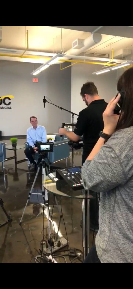 abcfcareers's tweet photo. Snapshots while filming "The Loop" which is a new monthly communication video created in an effort to provide transparent communication from senior leaders to employees regarding company news, important updates, and other useful information.
#ABCFinancial #transparency #TheLoop https://t.co/BOOLz2rgcA