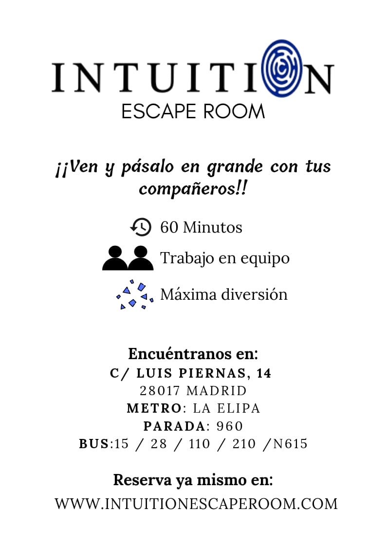 Que... ¿Qué haré este fin de Semana ? Lo tengo muy claro 😍 Disfrutar de Intuition Escape Room
#EscapeRoom #Intuition #Madrid #EscapeRoomLovers #AventuraDiferente #Perfecto #Escape #Room #SoyFan #MuyFan https://t.co/qVpDqlIriS