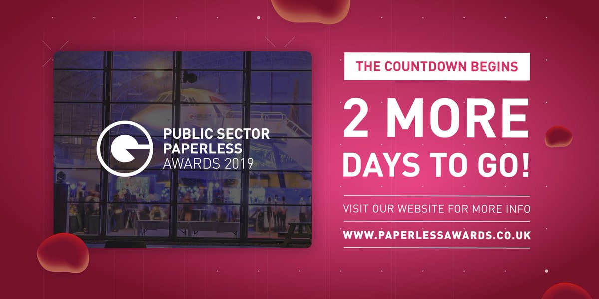 GovNewsDirect's tweet photo. The #countdown to the #paperlessawards begins!
#GovNewsDirect #sponsors #judges #publicsector #celebrations https://t.co/HX6xbBM3Pw