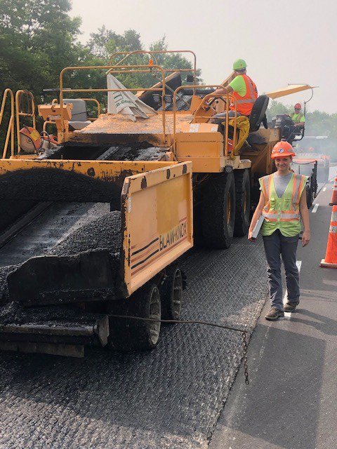 NYSDOTBuffalo's tweet photo. Paving continues on northbound NY Route 400 in the towns of Elma and Aurora - please drive cautiously through the work zone https://t.co/SOPwgIGapt