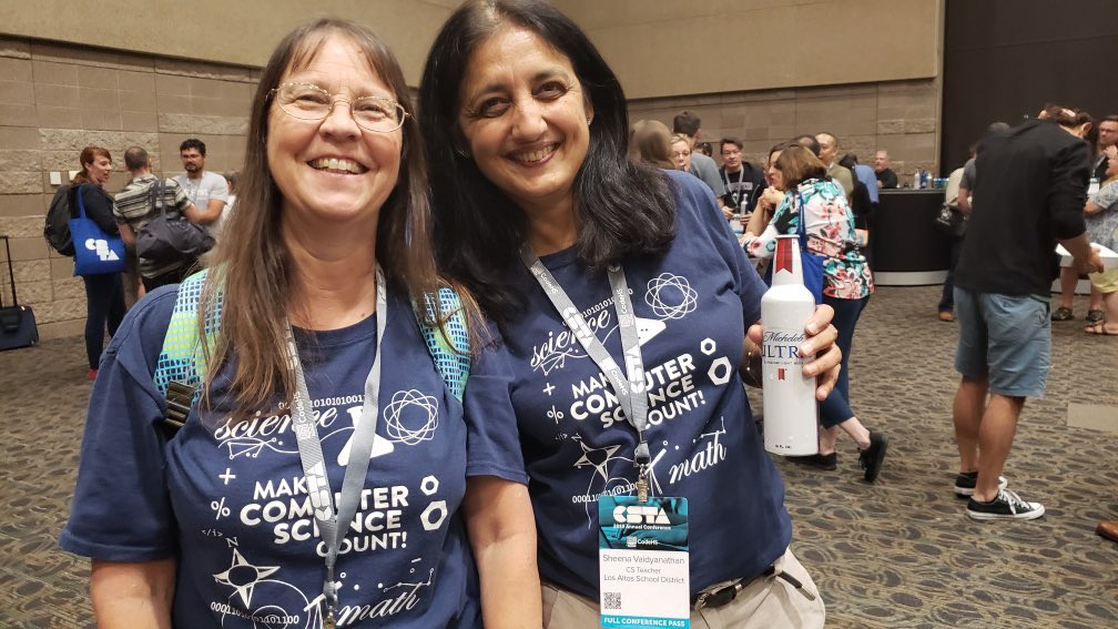 It is inevitable that some of your friends will be wearing the same shirt at CSTA! #CSTA2019 #cs4md